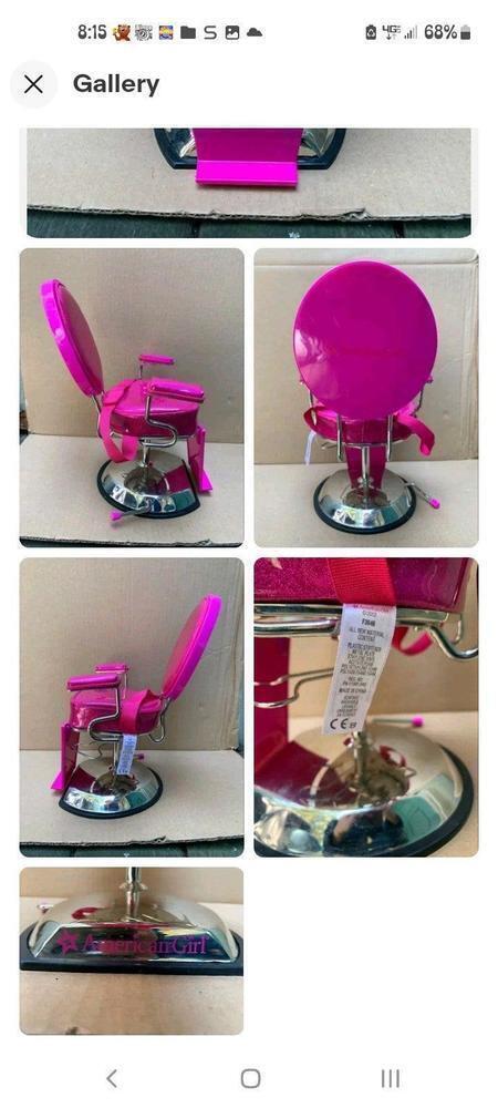 American Girl Styling Beauty Shop Salon Chair - Picture 2 of 4